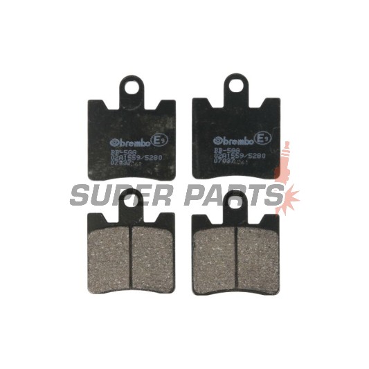 Накладки -BREMBO- 07037, Suzuki Burgman 250 400 / Yamaha FJR 1300 ABS (1998-2009)