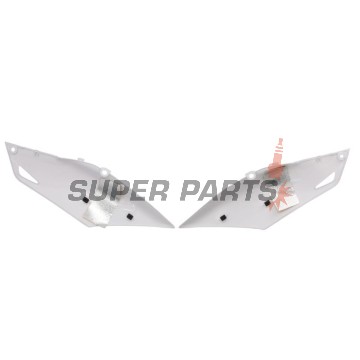 Задни странични пластмаси -POLISPORT- бели, HONDA CRF 250/450 2013-2017