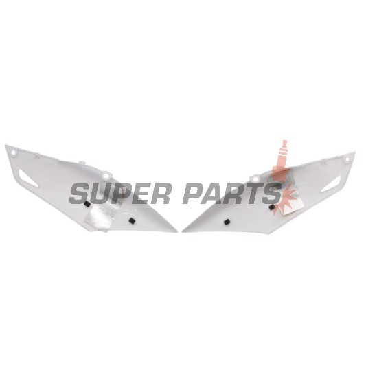 Задни странични пластмаси -POLISPORT- бели, HONDA CRF 250/450 2013-2017