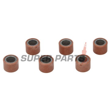 Ролки за вариатор -RMS- 21x17mm, 13.8g, 6бр, Derbi Rambla 250 2008, Derbi Rambla 300 2010-2011, Gilera Nexus 250 2006-2007, Gilera Nexus 300 2008-2009, Piaggio Beverly 250 2006-2009, Piaggio Carnaby 250 2008