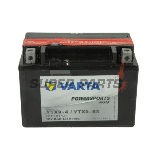 Акумулатор -VARTA- YTX9-BS, 8Ah 12V