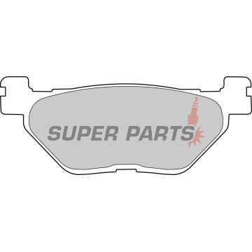 Накладки -FERODO- FDB2126P, Yamaha FJR 1300 2001-2002, XP T-Max 500 / 530 2001-2015