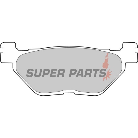 Накладки -FERODO- FDB2126P, Yamaha FJR 1300 2001-2002, XP T-Max 500 / 530 2001-2015