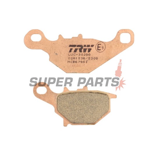 Накладки -TRW- MCB679SI, Kawasaki KLX/KMX 125, Suzuki AN125/150, DR-Z125/L, RM80/85, TR50 Street Magic, UC125 Epicuro, UG110 Hokuto (1995-2013)