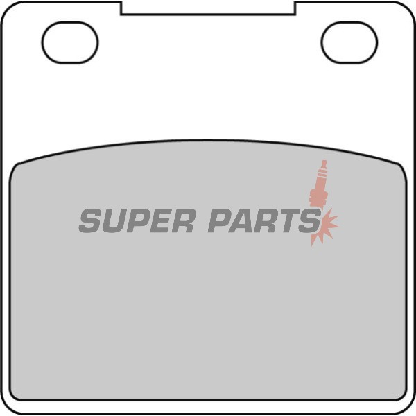 Накладки -FERODO- FDB338P, Kawasaki ZRX / ZX-12R / ZXR / ZZR 400-1200, Suzuki GS / Bandit / GSX / Hayabusa / GSX-R / RF / RG Gamma / SV / TL 250-1300 1983-2010
