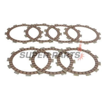 Съединител комплект (дискове) -FERODO- FCD0308, Aprilia RS250 (1995-2002), Suzuki DR350/S/SE/SH/R (1990-1999), Suzuki GS450/500E/500F (1980-2011), Suzuki GSX400E/S/L (1980-1987), Suzuki RGV250 (1990-1995)
