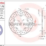 Спирачен диск -BREMBO- 68B407F2, BMW S 1000R / 1000RR / HP4 (2009-2015)