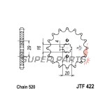 Преден пиньон -JT- JTF422,14, 14 зъба, Kawasaki KDX 200 1983, KX 125 1985-1993, Suzuki GT 185 1975-1978