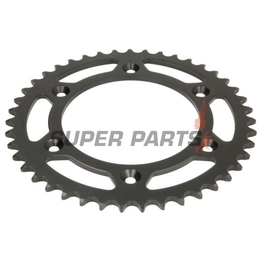 Заден пиньон -JT- JTR210,43, 43 зъба, стоманен, Betamotor RR 125 2018-2021, RR 250 2013-2021, RR 400 2013-2016, RR 450 2013-2014, Honda CR 125 1983-2007, CR 250 1984-2008, CR 500 1984-2001, CRF 150 2003-2018, CRF 230 2003-2019