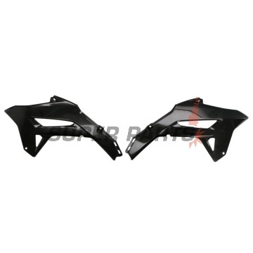 Предни странични пластмаси -POLISPORT- черни, HONDA CRF 250/450 2021-2023