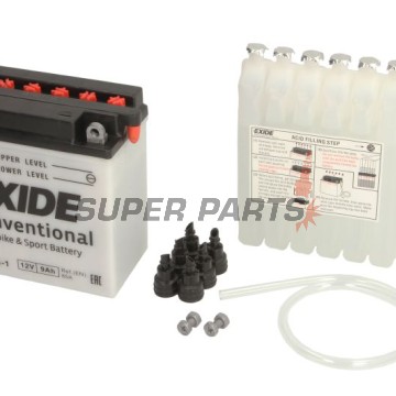 Акумулатор -EXIDE- 12N9-4B-1, 9Ah 12V
