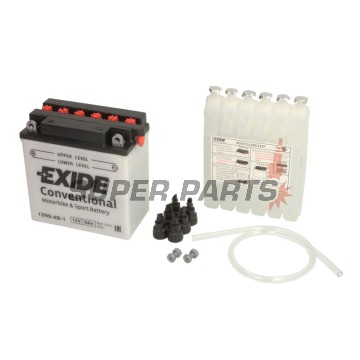 Акумулатор -EXIDE- 12N9-4B-1, 9Ah 12V