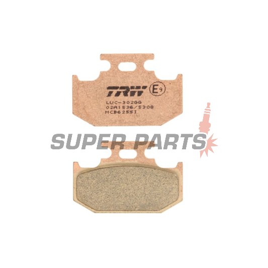 Накладки -TRW- MCB625SI, Cannondale MX400/440, Kawasaki KDX/KLX/KX, Suzuki DR/DR-Z/RM/RMX, Yamaha DT/TT/TT-R/WR/XT/YZ (1989-2018)