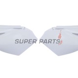 Задни странични пластмаси -POLISPORT- бели, SUZUKI RM-Z 450 2007-2007