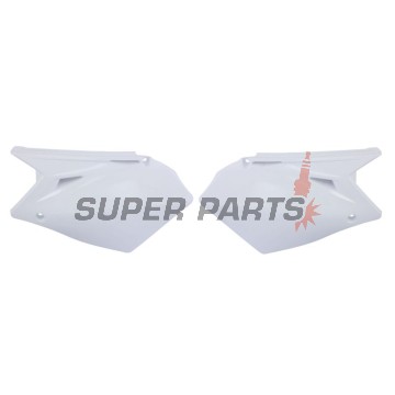 Задни странични пластмаси -POLISPORT- бели, SUZUKI RM-Z 450 2007-2007