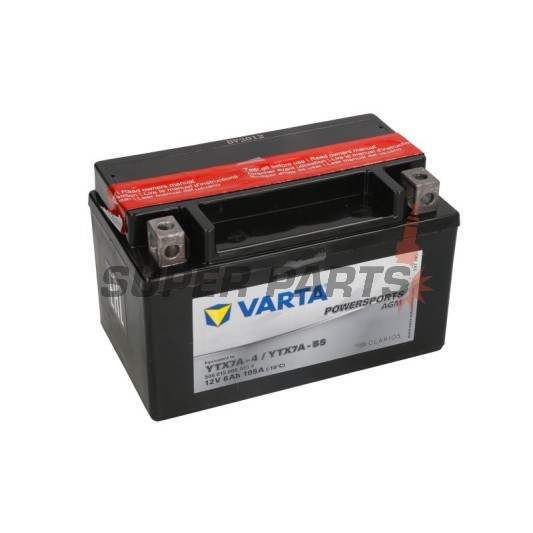 Акумулатор -VARTA- YTX7A-BS, 6Ah 12V