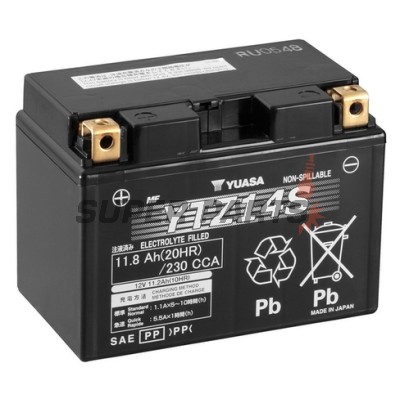 Акумулатор -YUASA- YTZ14S, 12Ah 12V
