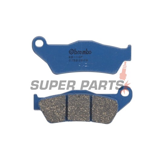 Накладки -BREMBO- 07BB2809, BMW HP2 Megamoto / K1200-K1300 / R850-R1200 / S1000XR