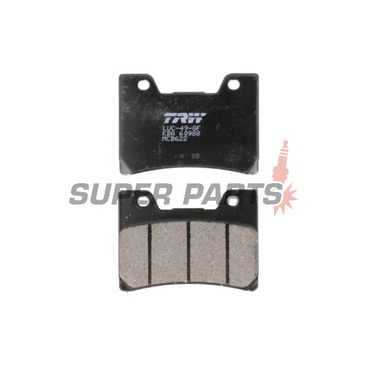 Накладки -TRW- MCB622, Yamaha FZR Genesis 600/1000, TDM 850, VMX-12 VMAX 1200 (1989-2002)