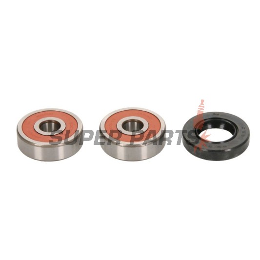 Колесен лагер комплект -TOURMAX- Yamaha CS (Jog) 50 2002-2015, Yamaha CW 50 1990-2016, Yamaha EW (Slider) 50 2000-2015, Yamaha FS1 50 1978-1979, Yamaha NS (Aerox) 50 2013-2016, Yamaha YE (Zest) 50 1992-1995