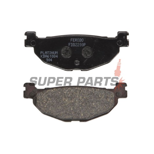 Накладки -FERODO- FDB2200P, Yamaha YP Majesty 400 2005-2007