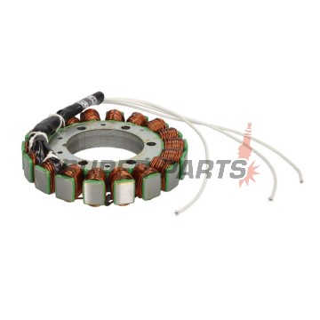 Статор (звезда) -DZE- 18 бобини, HONDA NX, XR; KAWASAKI VN; SUZUKI GSX, LS, VS; YAMAHA TDM, XTZ, XV 500-1500 1986-2012