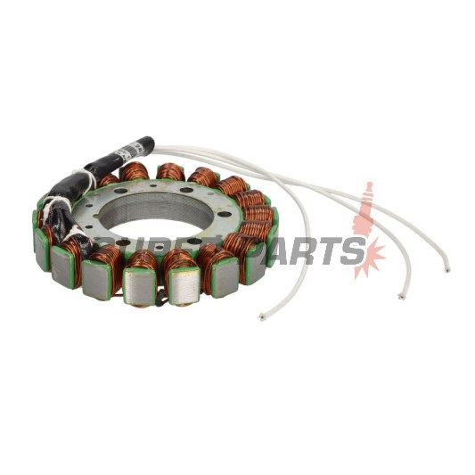 Статор (звезда) -DZE- 18 бобини, HONDA NX, XR; KAWASAKI VN; SUZUKI GSX, LS, VS; YAMAHA TDM, XTZ, XV 500-1500 1986-2012