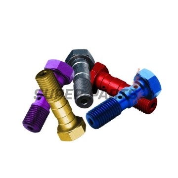 Банджо болт -TRW- M10x1.00 (Brembo), златист