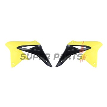 Предни странични пластмаси -POLISPORT- черно/жълто, SUZUKI RM-Z 250 2010-2018
