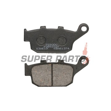 Накладки -FERODO- FDB531EF, Honda Transalp / Africa Twin / Dominator / Deauville, Triumph Daytona / Street Triple / Tiger, Buell XB / Lightning / Cyclone, Cagiva Elefant / Navigator, Suzuki Freewind, Yamaha XJ6 / X-Max 1986-2020