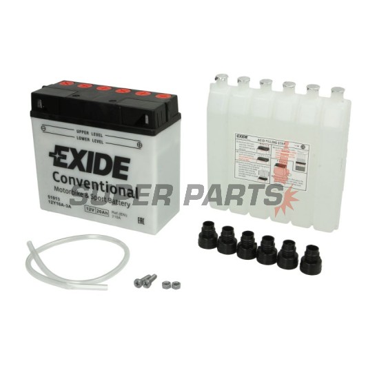 Акумулатор -EXIDE- 12Y16A-3A 51913, 20Ah 12V