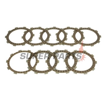 Съединител комплект (дискове) -FERODO- FCD0399, Suzuki GSX-R 600 (1997-2005), Triumph Daytona 600/675, Speed Four 600, Street Triple 675/R/RX, TT 600, Tiger 800/XC/XCX/XCA (2000-2020)