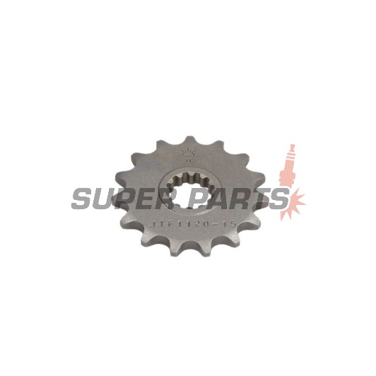 Преден пиньон -JT- JTF1120,15, 15 зъба, Aprilia MX 50 2003-2006, RS 50 1999-2005, RX 50 1998-2005, Tuono 50 2003-2005, Beta RR 50 2002-2020, Betamotor RR Racing 50 2005-2020, RR Supermotard 50 2002-2009, Yamaha DT 50 1997-2006