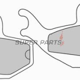 Накладки -FERODO- FDB677EF, Aprilia ETX125, MX50, Pegaso50/125, RS50, RX50/125, Gilera DNA50/125/180, Runner125/180, Malaguti Madison125, Piaggio GT125/250, Hexagon125, Skipper125, Sachs ZX50/125, ZZ125, Rieju RS1 50Evo