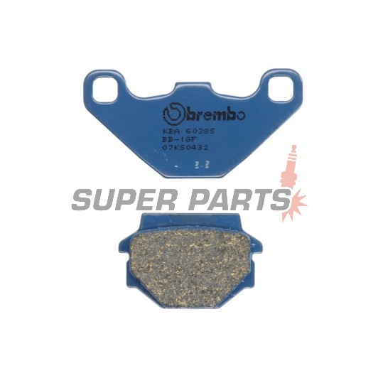 Накладки -BREMBO- 07KS0432, Alfer 250 / Aprilia Tuareg 350-600 / Buell 1200 / Gas Gas 80-125 / Husaberg 350-600 / Husqvarna 125-510 / Kawasaki 125-650 / KTM 125-600 / Kymco 50-125 / SYM 125 / Suzuki 50-125 / Yamaha 125 (1978-2009)