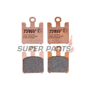 Накладки -TRW- MCB742TRQ, Kawasaki VN1600 Mean Streak / ZX-6R 636 / ZX-6RR / ZX-10R / ZX-12R Ninja + Suzuki GSX-R1000 (2003-2007)