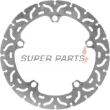 Спирачен диск -TRW- MST238RAC, 305mm, BMW K1200RS (1996-2000) / R1100S (1996-2003) / R1200GS-Adventure (2004-2014) / R1200GS LC-Adventure LC (2013-2014)