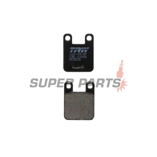 Накладки -TRW- MCB535, Aprilia RS/SX 50, Climber 280, Beta Alp, RR, REV, Derbi Senda, GPR, Atlantis, Gas Gas Pampera, TXT, Italjet Dragster, Formula, Peugeot Speedfight, Ludix, Vivacity, Rieju MRX, RS-2, Tango, Yamaha DT50R, TZR50