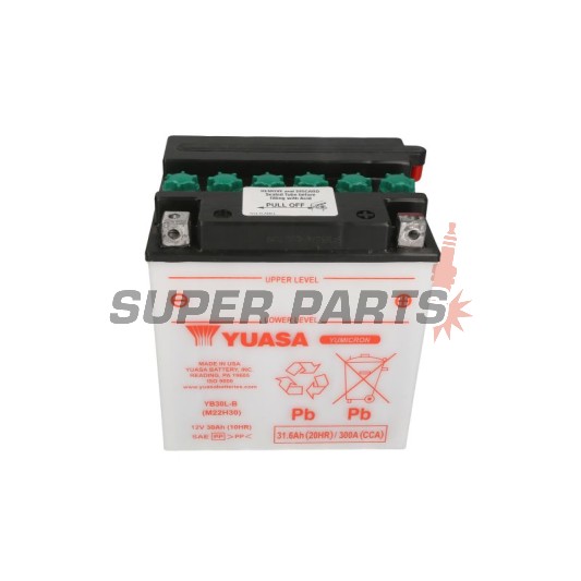 Акумулатор -YUASA- YB30L-B, 32Ah 12V