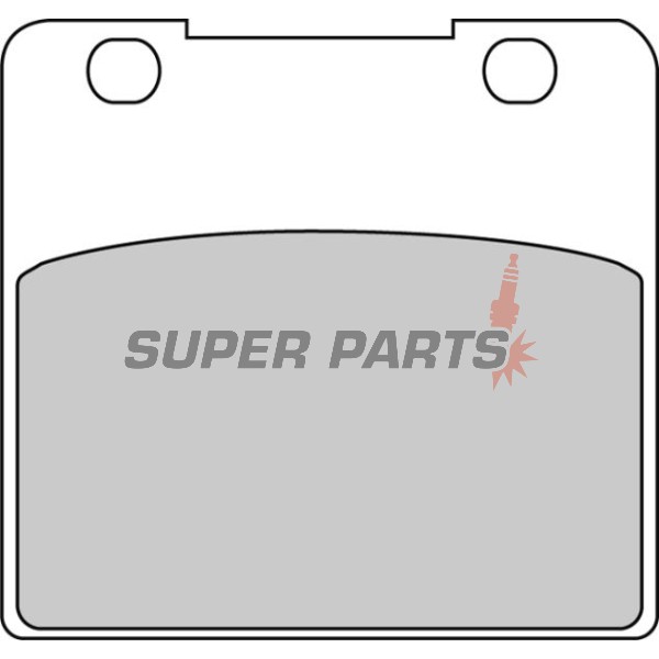 Накладки -FERODO- FDB389ST, Suzuki GSX/GSX-R 750/1100, RG Gamma 500, VL Intruder 1500LC, VS Intruder 600/750/800/1400 (1984-2003)