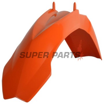 Преден Supermoto калник -POLISPORT- оранжев, KTM SX 85 2006-2012