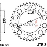 Заден пиньон -JT- JTR817,46, 46 зъба, стоманен, Derbi Mulhacen 659 2006-2008, Suzuki RGV 250 1989-1990