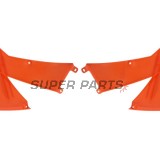 Предни странични пластмаси -POLISPORT- оранжеви, KTM EXC, SX 125-380 2001-2004