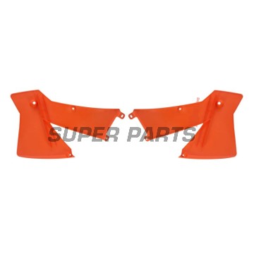 Предни странични пластмаси -POLISPORT- оранжеви, KTM EXC, SX 125-380 2001-2004