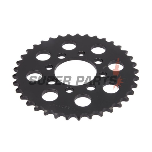 Заден пиньон -JT- JTR801,37, 37 зъба, стоманен, Kawasaki AE 50 1982-1983, AE 80 1981-1983, AR 50 1981-1983, AR 80 1982-1983, KLX 110 2002-2020, Z 125 2019-2020, Suzuki DR-Z 110 2003-2005, FM 50 1980-1998, FR 70 1975-1987, GT 50 1977-1980