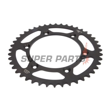 Заден пиньон -JT- JTR808,44, 44 зъба, стоманен, Kawasaki KLX 400 2003, Suzuki DR 350 1990-1999, DR-Z 250 2001-2007, DR-Z 400 2000-2017, RM 100 1979-1982, RM 125 1983-2012, RM 250 1989-2007, 2009-2012, RM-X 250 1989-2001, RM-X 450 2010-2019
