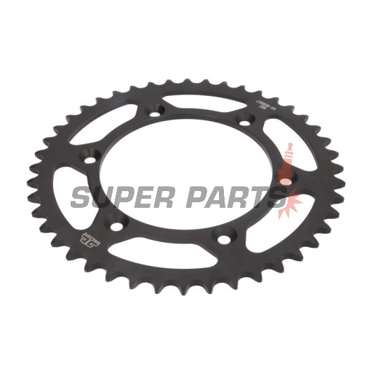 Заден пиньон -JT- JTR808,44, 44 зъба, стоманен, Kawasaki KLX 400 2003, Suzuki DR 350 1990-1999, DR-Z 250 2001-2007, DR-Z 400 2000-2017, RM 100 1979-1982, RM 125 1983-2012, RM 250 1989-2007, 2009-2012, RM-X 250 1989-2001, RM-X 450 2010-2019