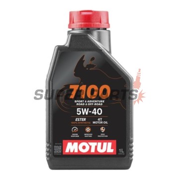 Двигателно масло -MOTUL- 7100, 5W40, пълна синтетика + естер, 1L