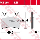 Накладки -TRW- MCB766, Beta Evo 80/125/250/290/300 2T-4T (2008-2016), REV 80/125/250 4T, Gas Gas TXT 125/200/250/280/300, Randonne 125