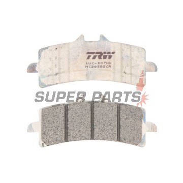 Накладки -TRW- MCB858SCR, състезателни, Aprilia RSV4 1000, BMW S1000RR HP4, Ducati Panigale 1199/1299, Kawasaki H2 & ZX-10R, KTM RC8 1190 & Super Duke 1290, MV Agusta F4/F3, Suzuki Hayabusa & GSX-R 1000, Triumph Daytona 675 & Speed Triple 